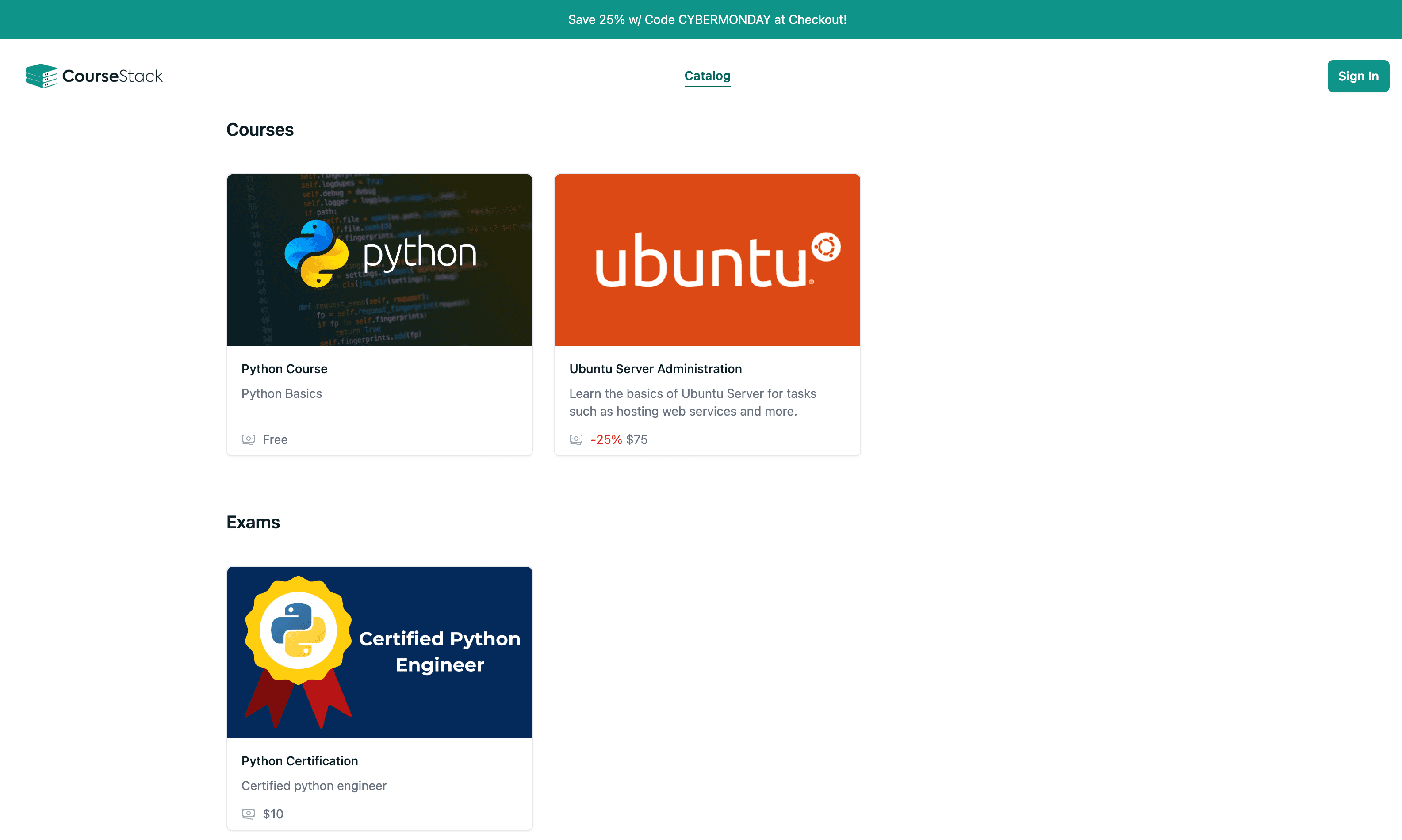 On-Demand Courses.